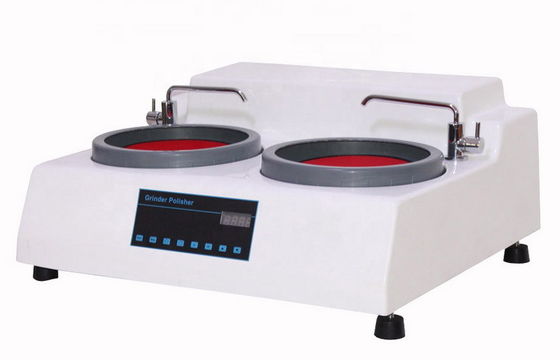 China Water Cooling Metallographic Grinding And Polishing Machine 200mm Diameter supplier