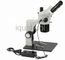 Perbesaran 18X-65X Stereo Zoom Microscope Trinocular Coaxial Illumination pemasok